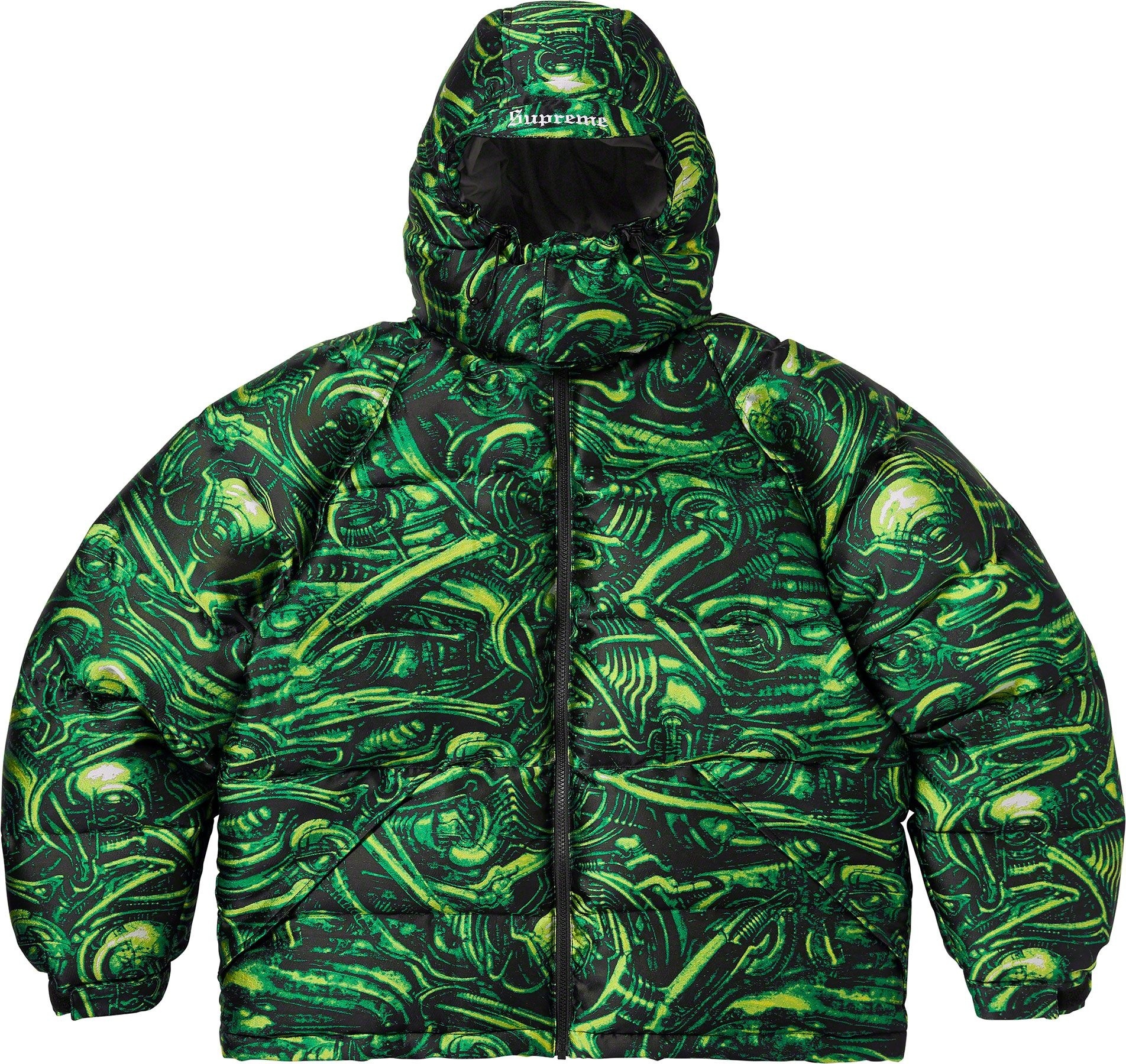 H.R. Giger Jacquard Down Puffer Jacket view 23